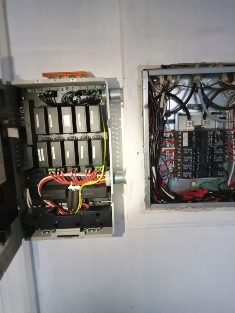 Electrical panel upgrade completed for Ring Doorbell Installation in Rutherford